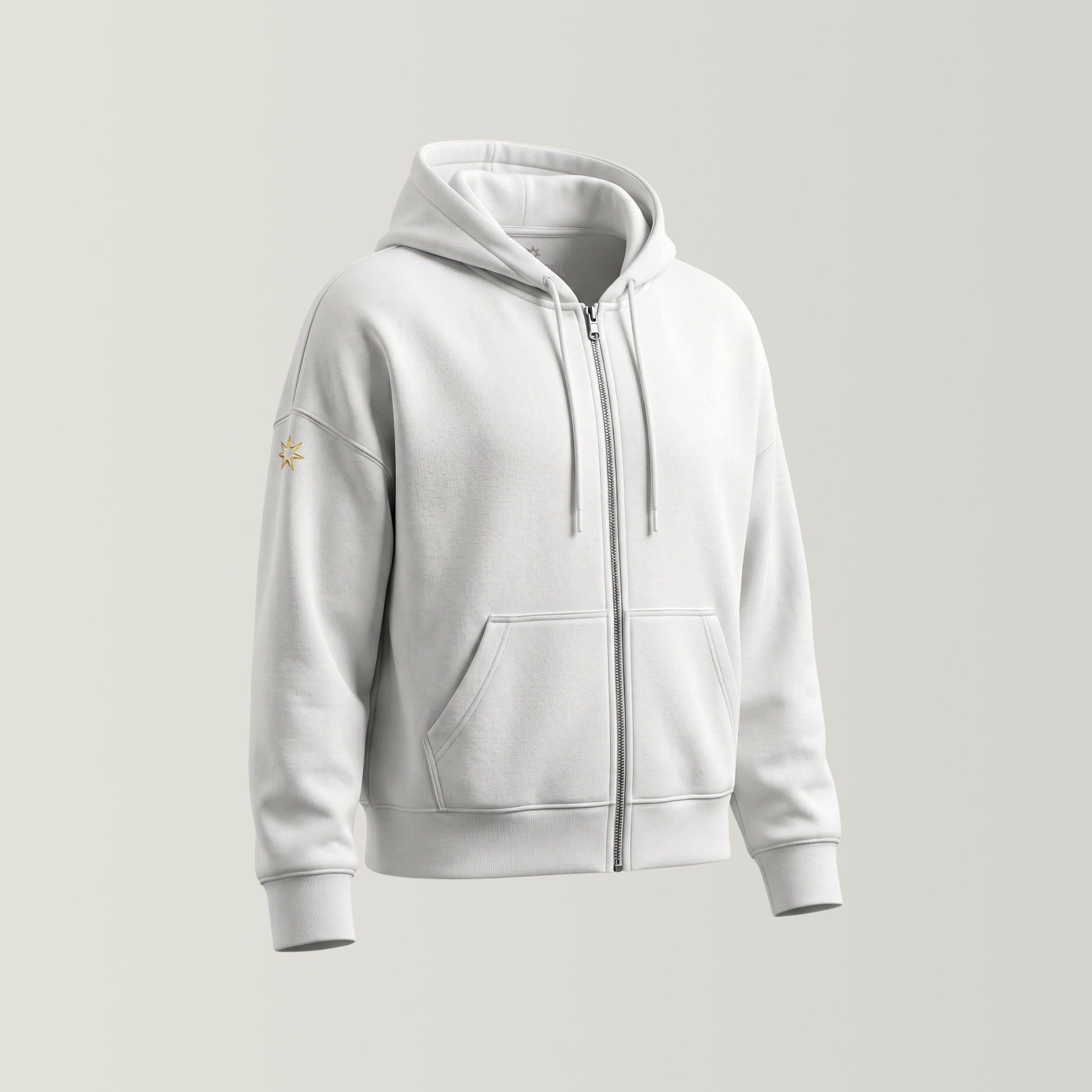 Bio Sweatjacke "Follow your guiding star"