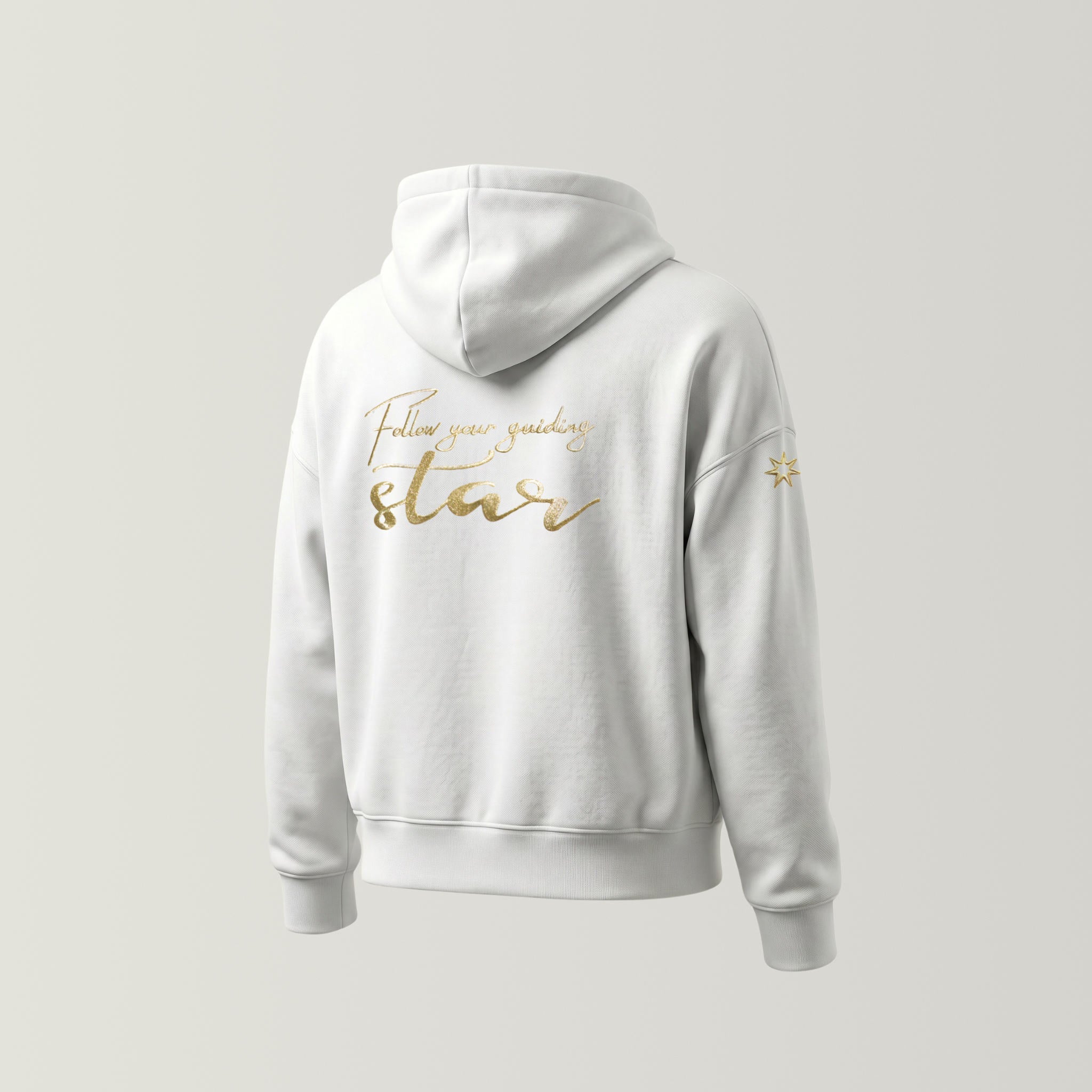 Bio Sweatjacke "Follow your guiding star"