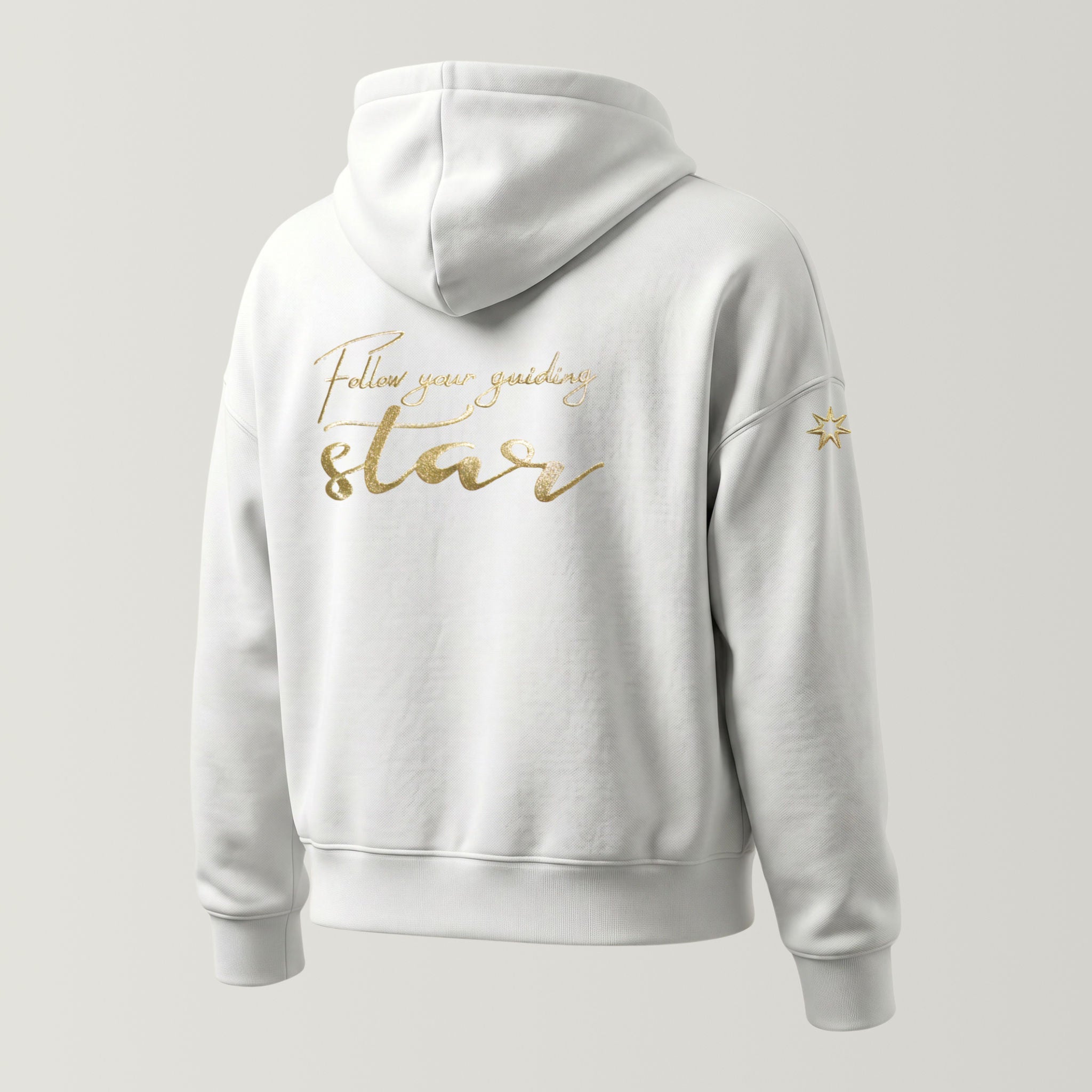 Bio Sweatjacke "Follow your guiding star"