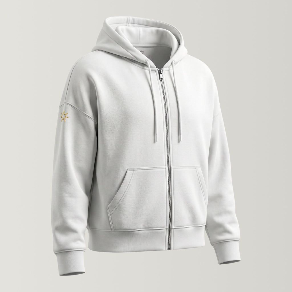 Bio Sweatjacke "Follow your guiding star"