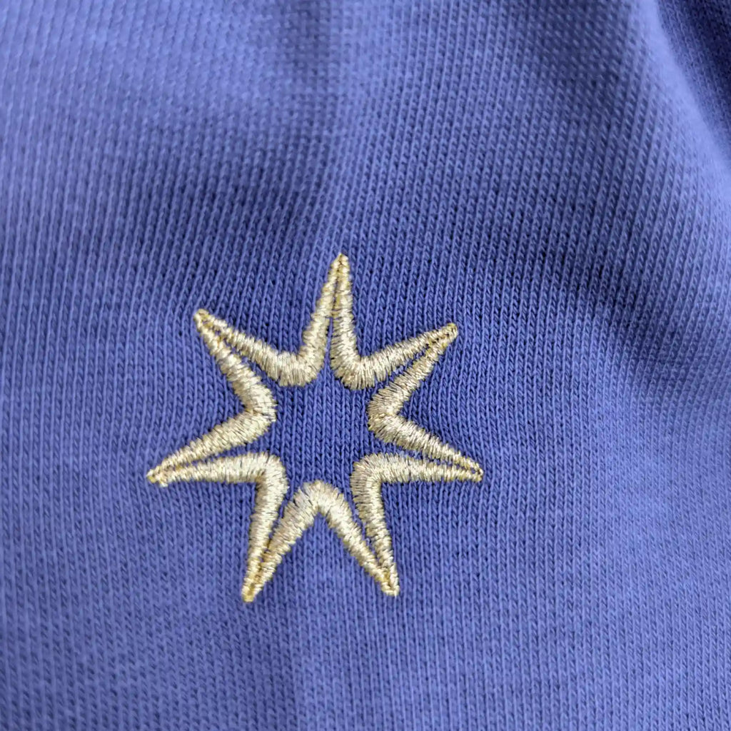 Bio Sweatshirt mit Stickerei 'Follow your intuition' I dusk blue [Damen]