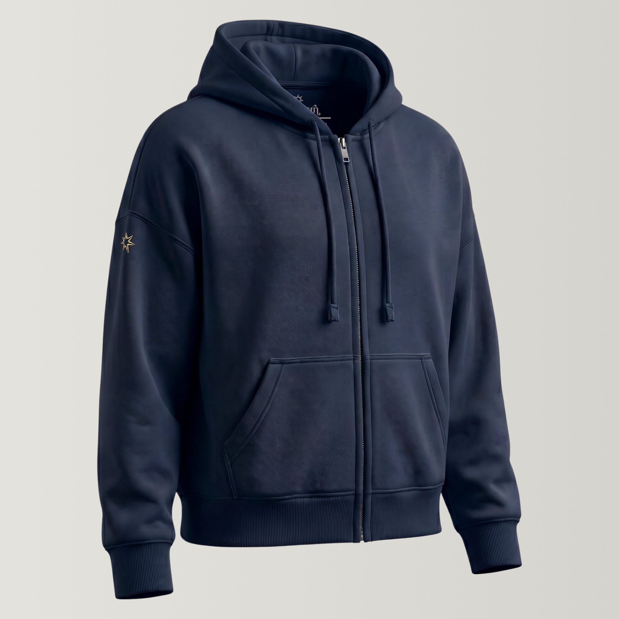 Bio Sweatjacke "Follow your guiding star"