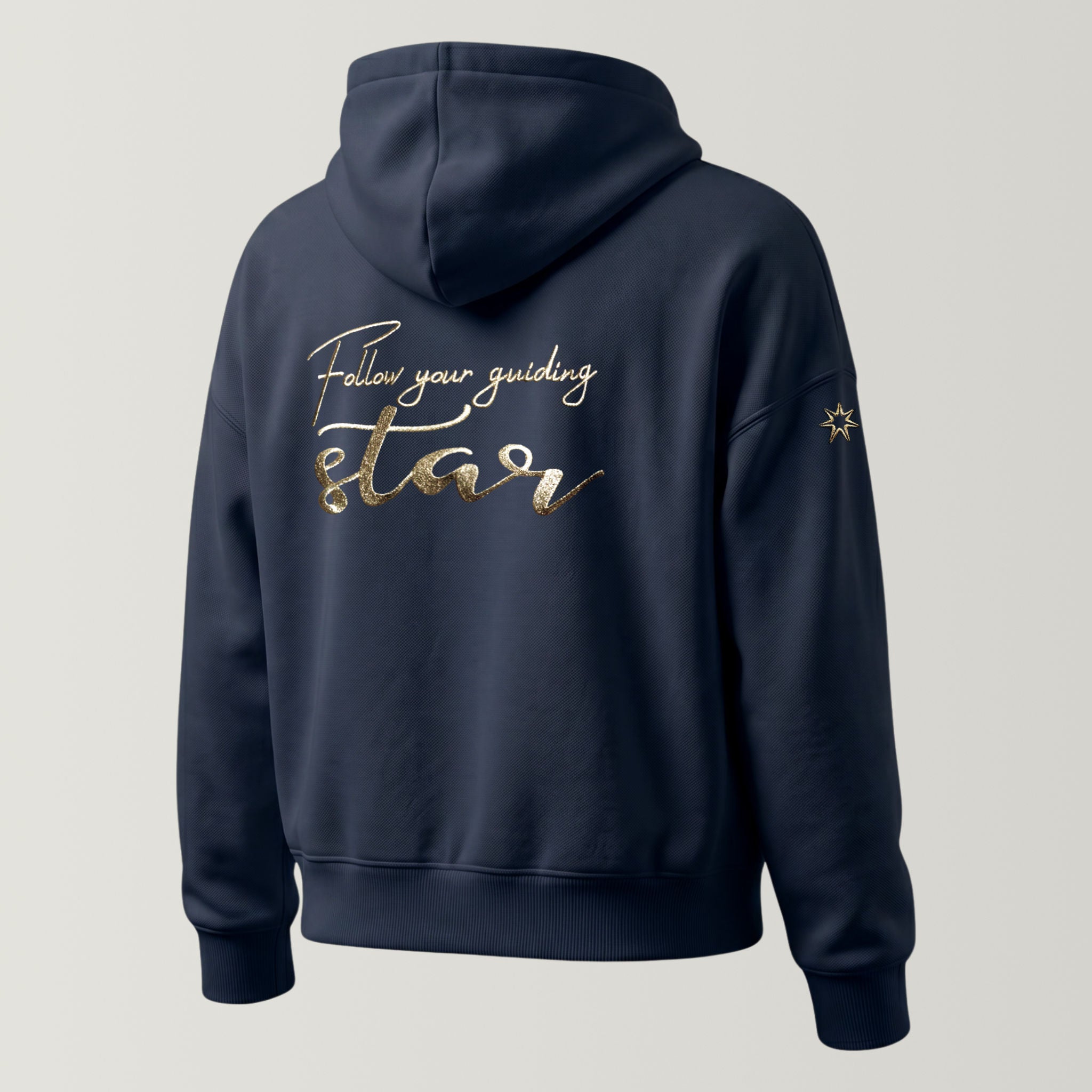 Bio Sweatjacke "Follow your guiding star"