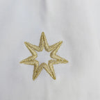 Bio Sweatjacke mit Stickerei 'Time to shine' I white [Damen]
