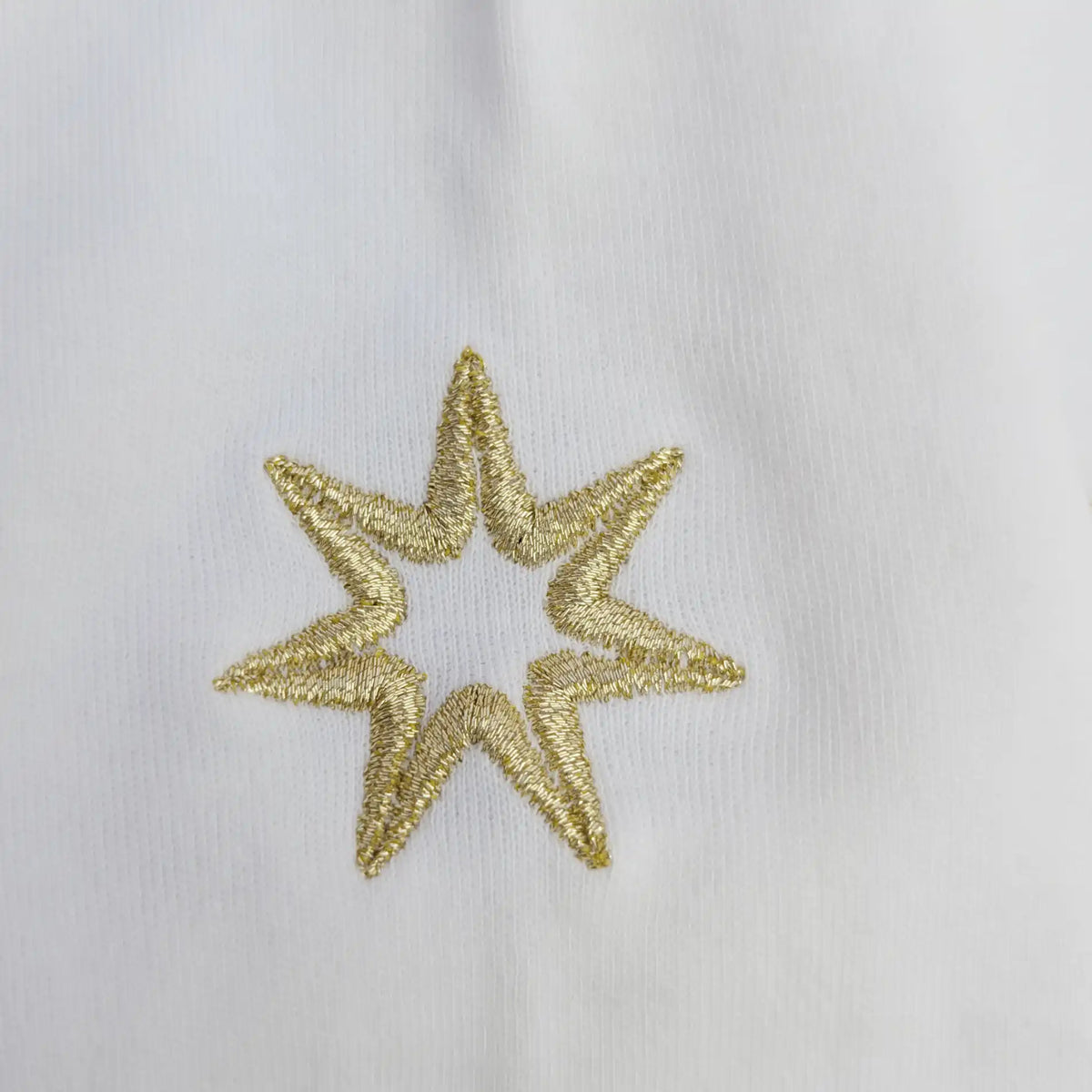 Bio Sweatjacke mit Stickerei 'Time to shine' I white [Damen]