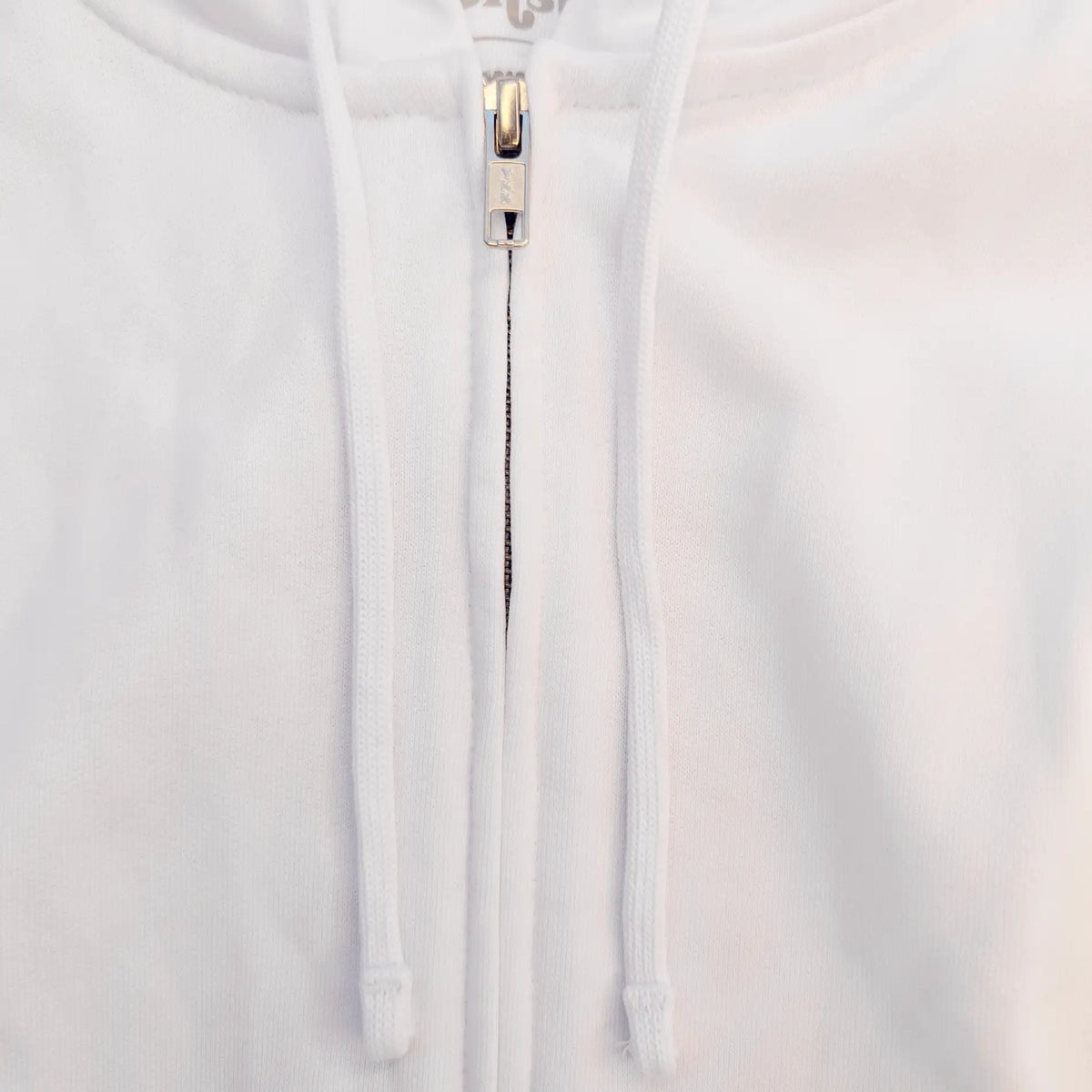 Bio Sweatjacke mit Stickerei 'Time to shine' I white [Damen]