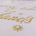 Bio-T-Shirt mit Stickerei 'My life is in my hands' I weiß [Damen]
