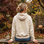 Bio Sweatjacke mit Stickerei 'My life is in my hands' I natural raw [Damen]