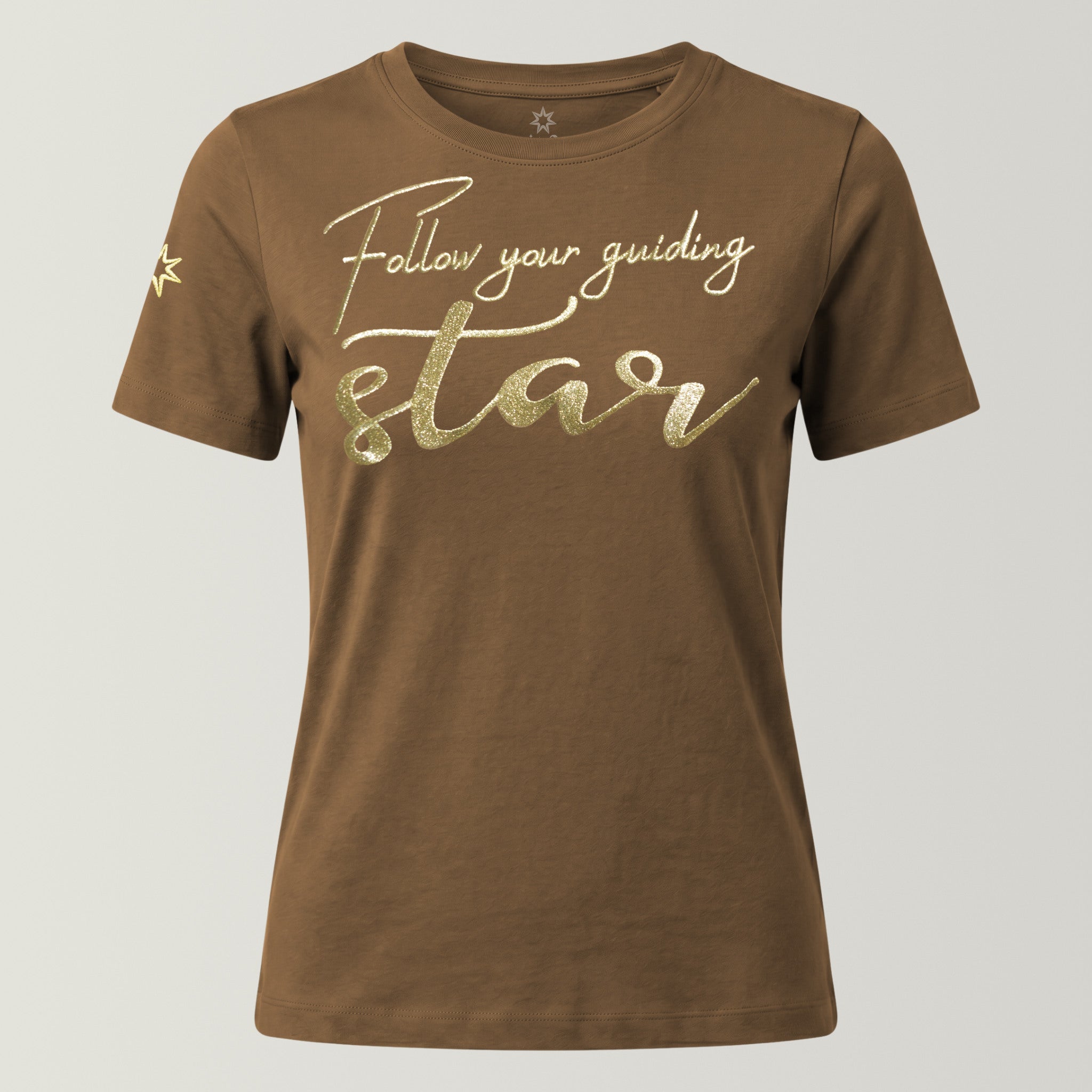 Bio-T-Shirt "Follow your guiding star" – [Damen]